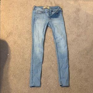 Hollister Light wash Skinny Jeans